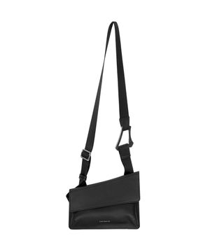 TRAPEZIUM LEATHER MINI BAG (BLACK / COWSKIN)