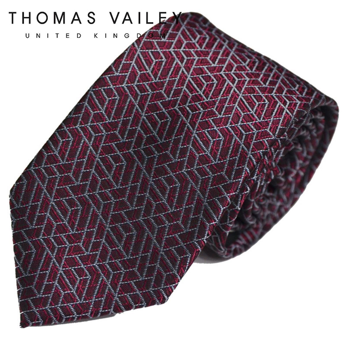토마스 베일리(THOMAS VAILEY) 패션넥타이-미네랄 와인 7cm