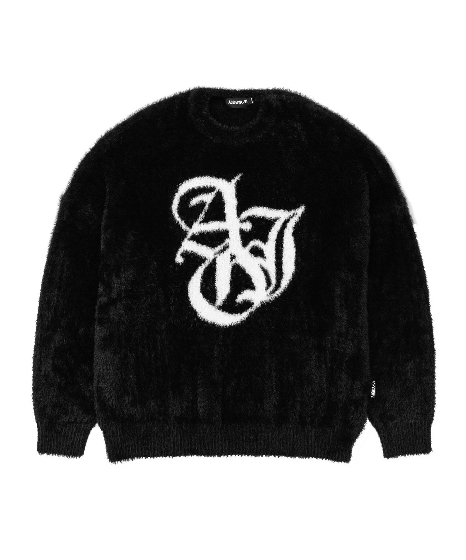 【AJO AJOBYAJO】Logo Oversized Sweatshirt MUSINSA | AJOBYAJO Sporty Logo Sweater [BLACK]