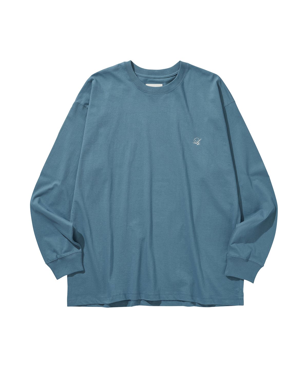 리베레(LIBERE) FLOWER LONG SLEEVE TEE / BLUE