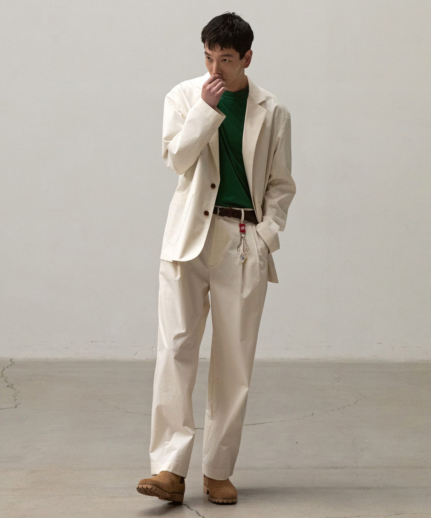 ANOTHER OFFICE(アナザーオフィス) ボンジュール ツータック パンツ