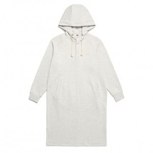 W 스웻 후드 원피스 Oatmeal