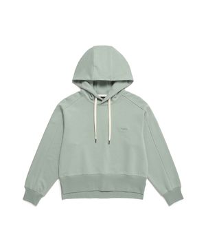 W 스웻 후드티 2 Light Green
