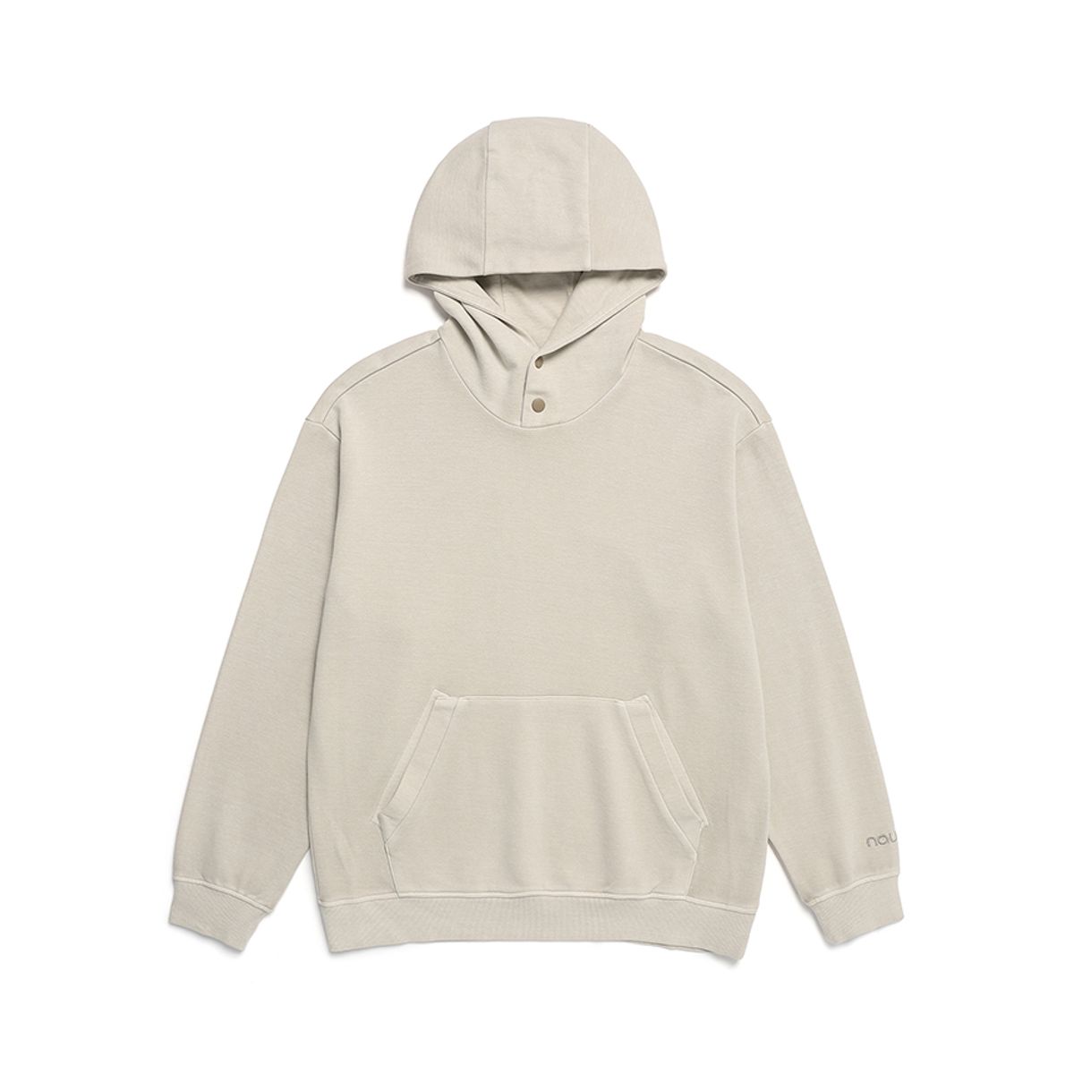 나우(nau) 가먼트다잉 피그먼트 후드티 Light Beige