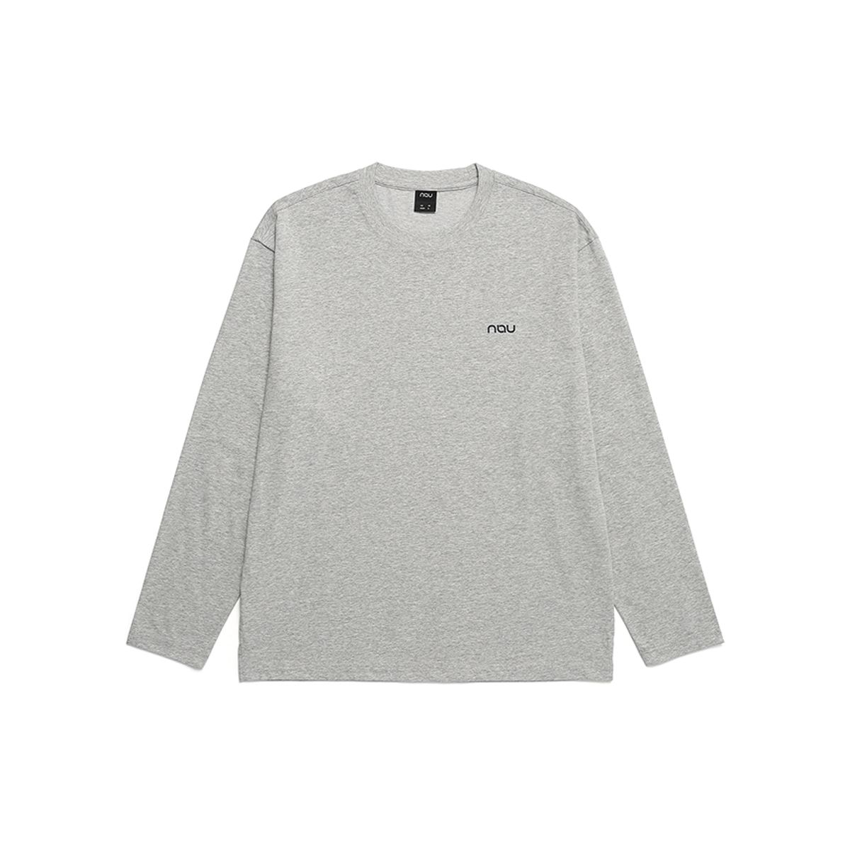 나우(nau) 마운트 후드 긴팔 티셔츠 Melange Gray