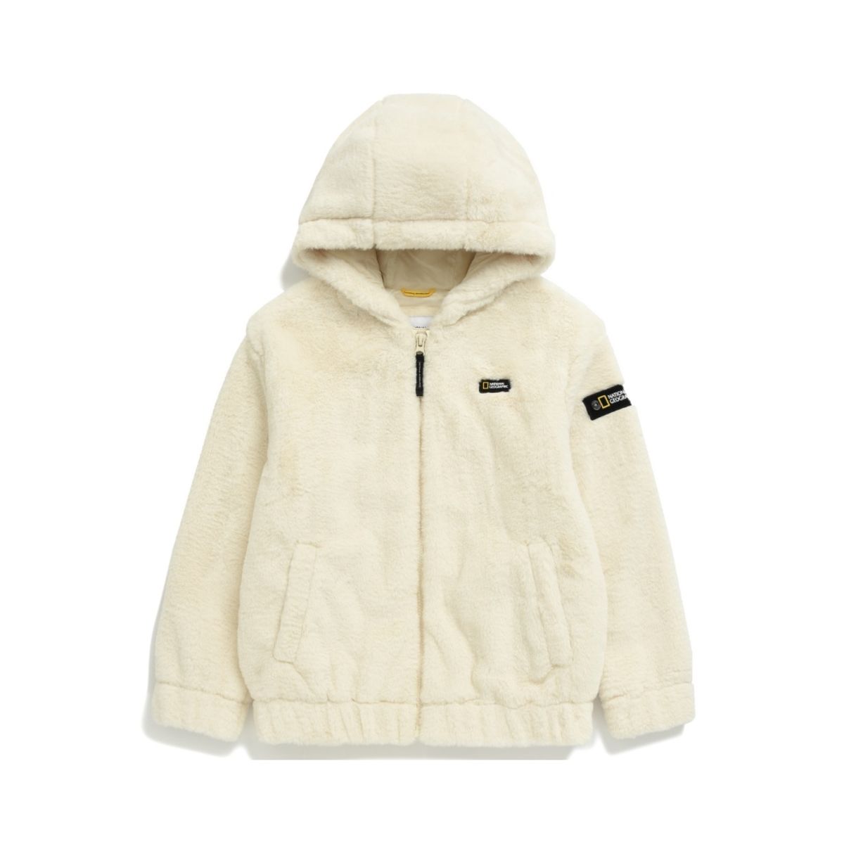 내셔널지오그래픽 키즈(NATIONAL GEOGRAPHIC KIDS) K234UFJ920 페이크퍼 후드 자켓 CREAM