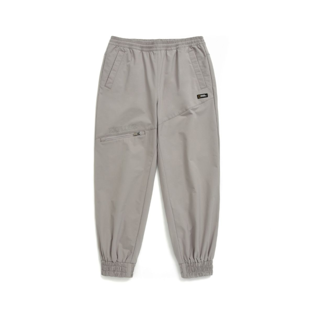 내셔널지오그래픽 키즈(NATIONAL GEOGRAPHIC KIDS) K233UPT930 우븐 트레이닝 조거팬츠 GRAYBEIGE