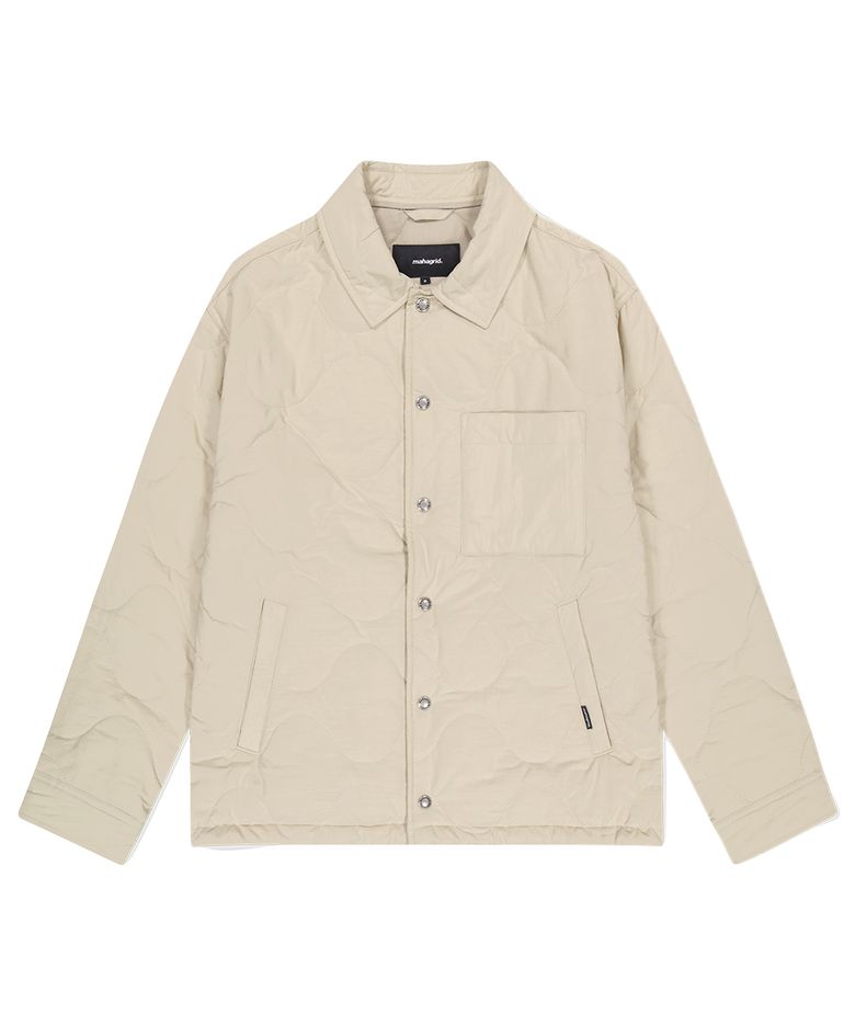 QUILTED BOMBER JACKET BEIGE(MG2DFMJ241A)