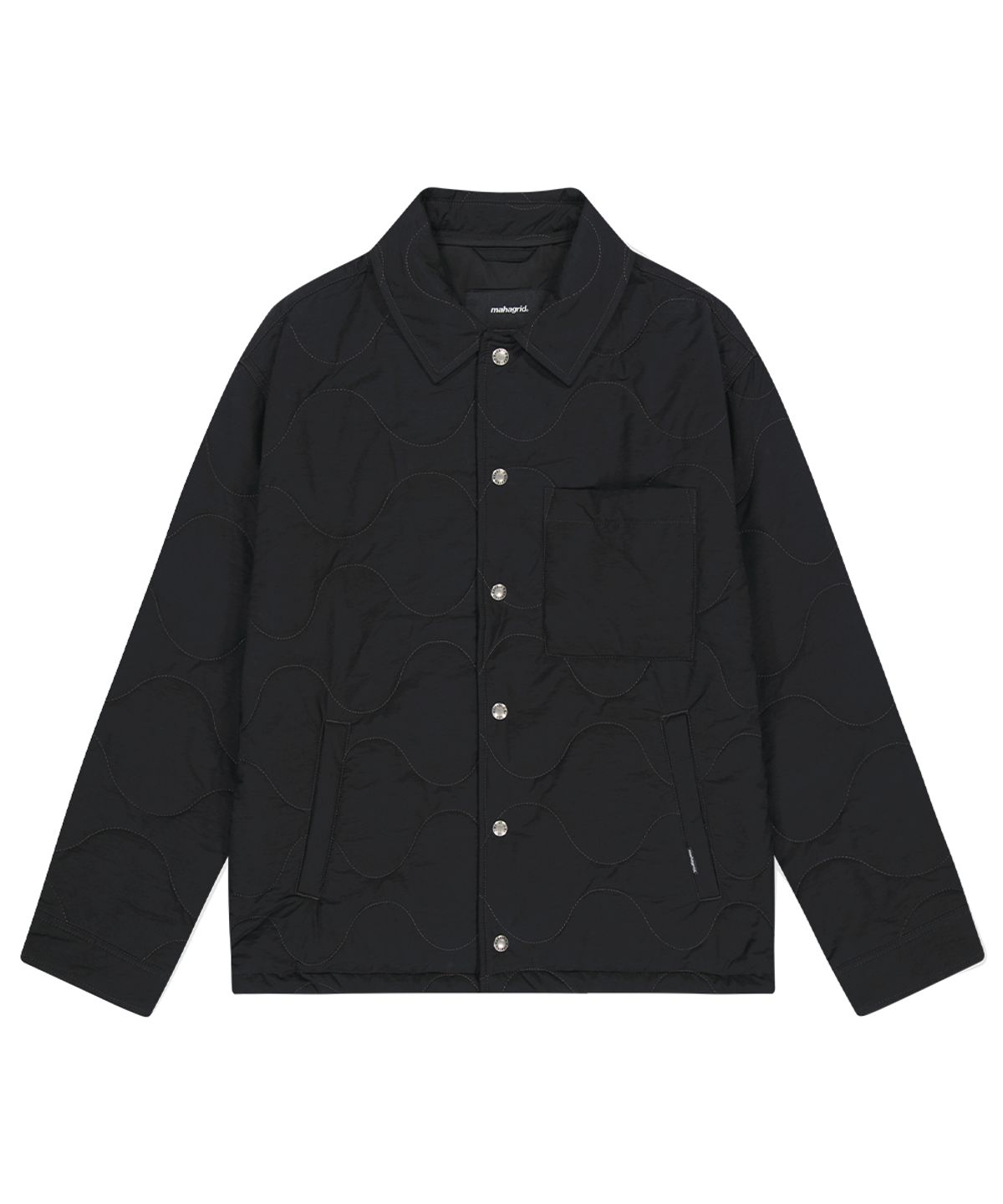 마하그리드(MAHAGRID) QUILTED BOMBER JACKET BLACK(MG2DFMJ241A)