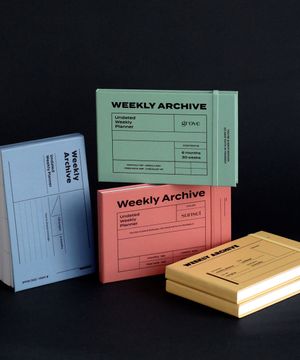 위클리 아카이브 플래너 다이어리 4colors