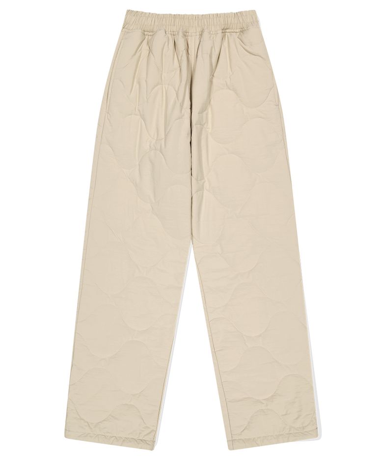 QUILTED PANT BEIGE(MG2DFMPA21A)