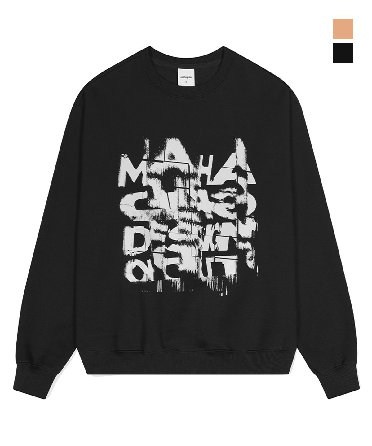 마하그리드(MAHAGRID) BROKEN SWEATSHIRT_2colors
