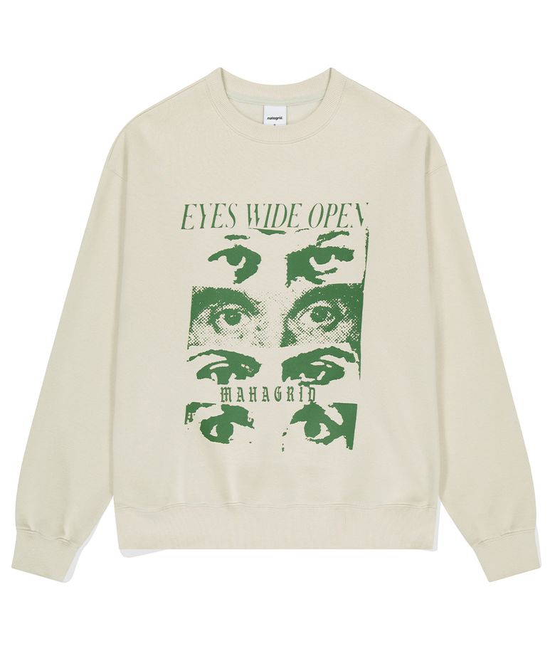 EYES OPEN SWEATSHIRT BEIGE(MG2DFMM455A)