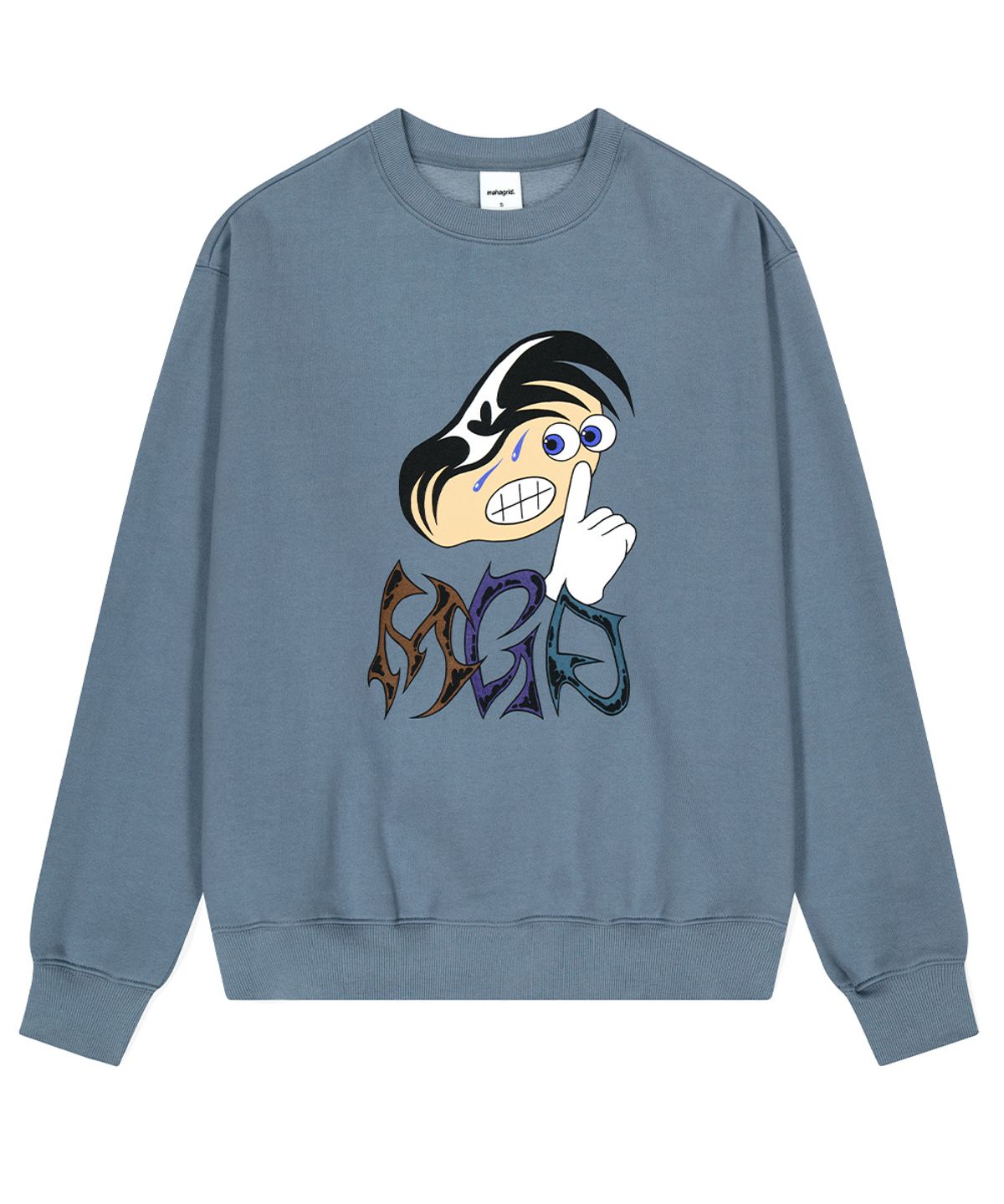 마하그리드(MAHAGRID) HUSH SWEATSHIRT BLUE(MG2DFMM459A)