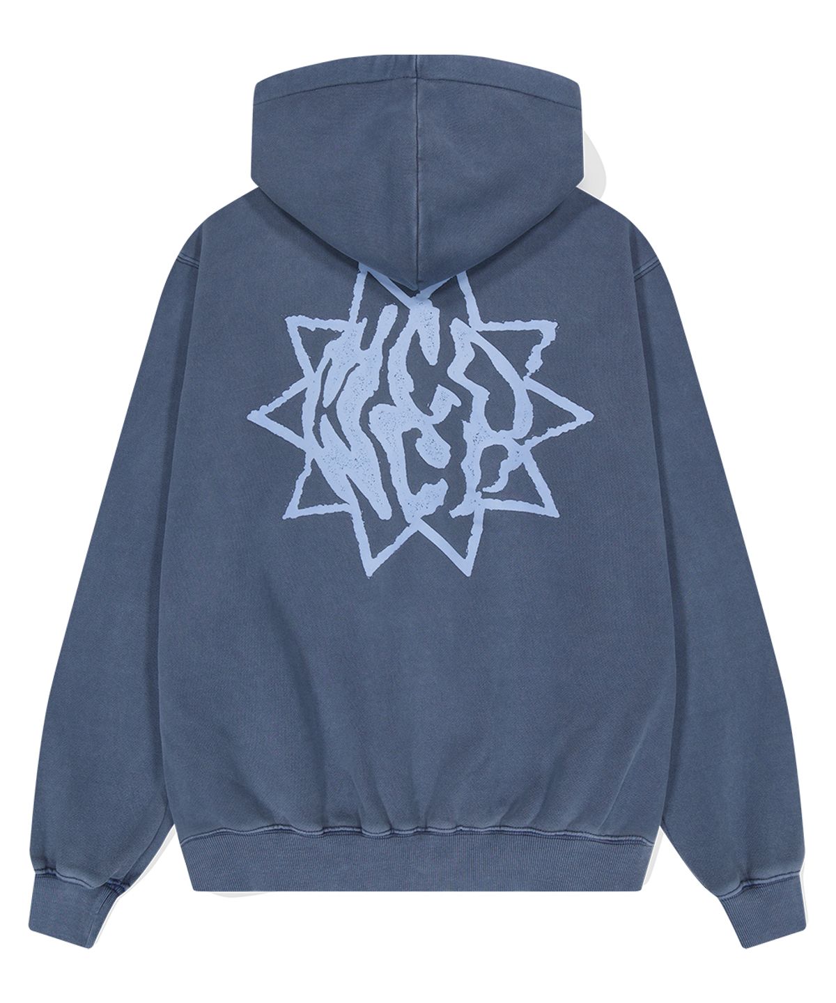 마하그리드(MAHAGRID) SUN LOGO PIGMENT ZIP UP HOODIE NAVY(MG2DFMM430A)