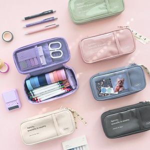 코트니 그랜드 펜파우치 대용량 필통 6colors