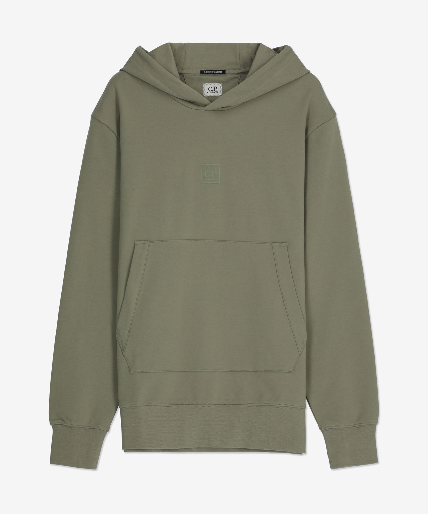 パーカー・フーディ C.P. Company Square Logo Patch Hood Silver Sage 15CLSS366A00 MUSINSA | CP Company Square Logo Patch Hood - Silver Sage