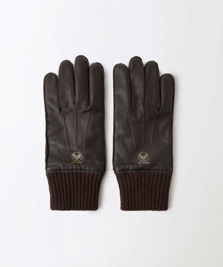 A10 GOATSKIN GLOVES_BROWN
