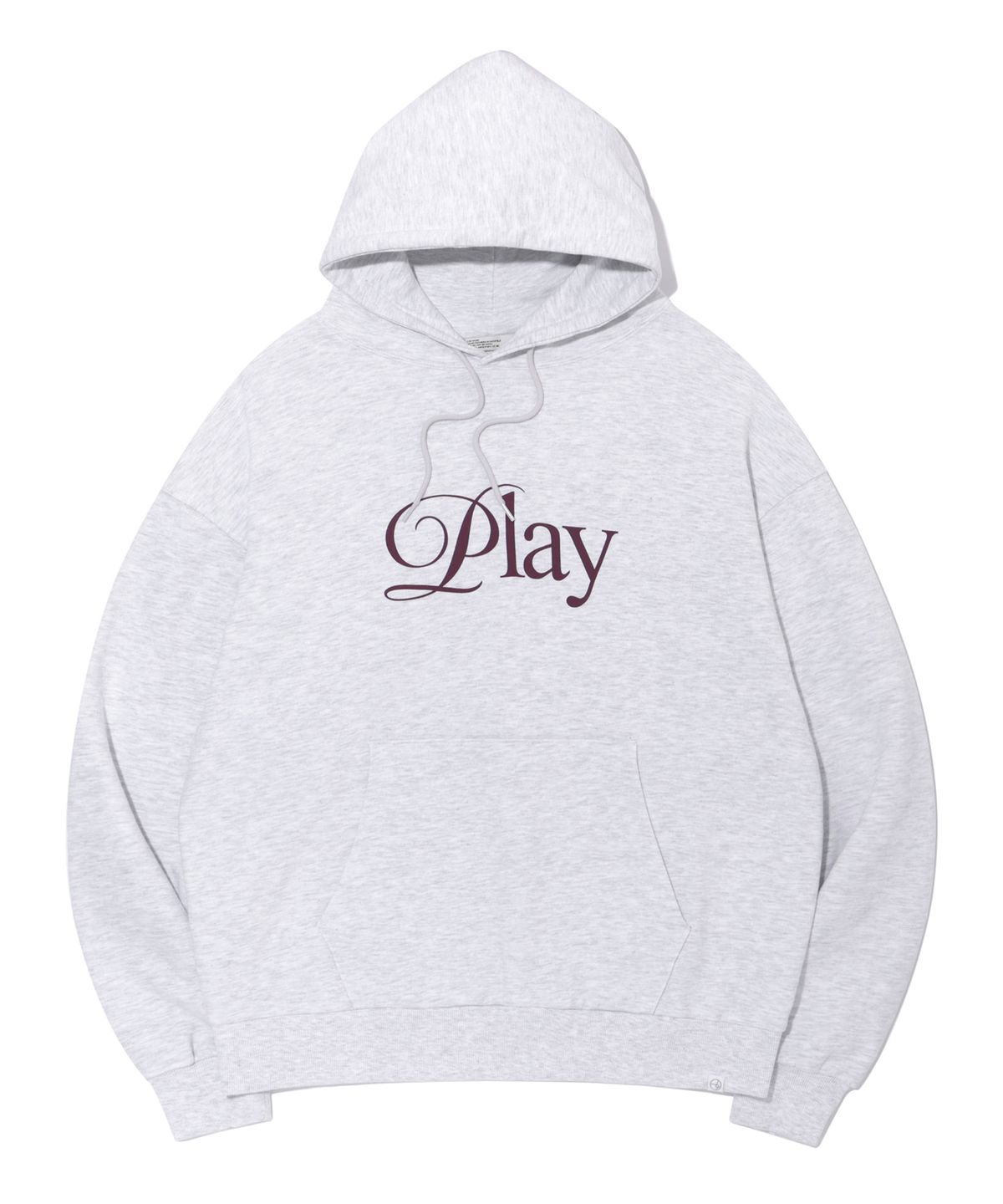 사운즈라이프(SOUNDSLIFE) P.P.R Lettering Hoodie Pullover Melange Grey