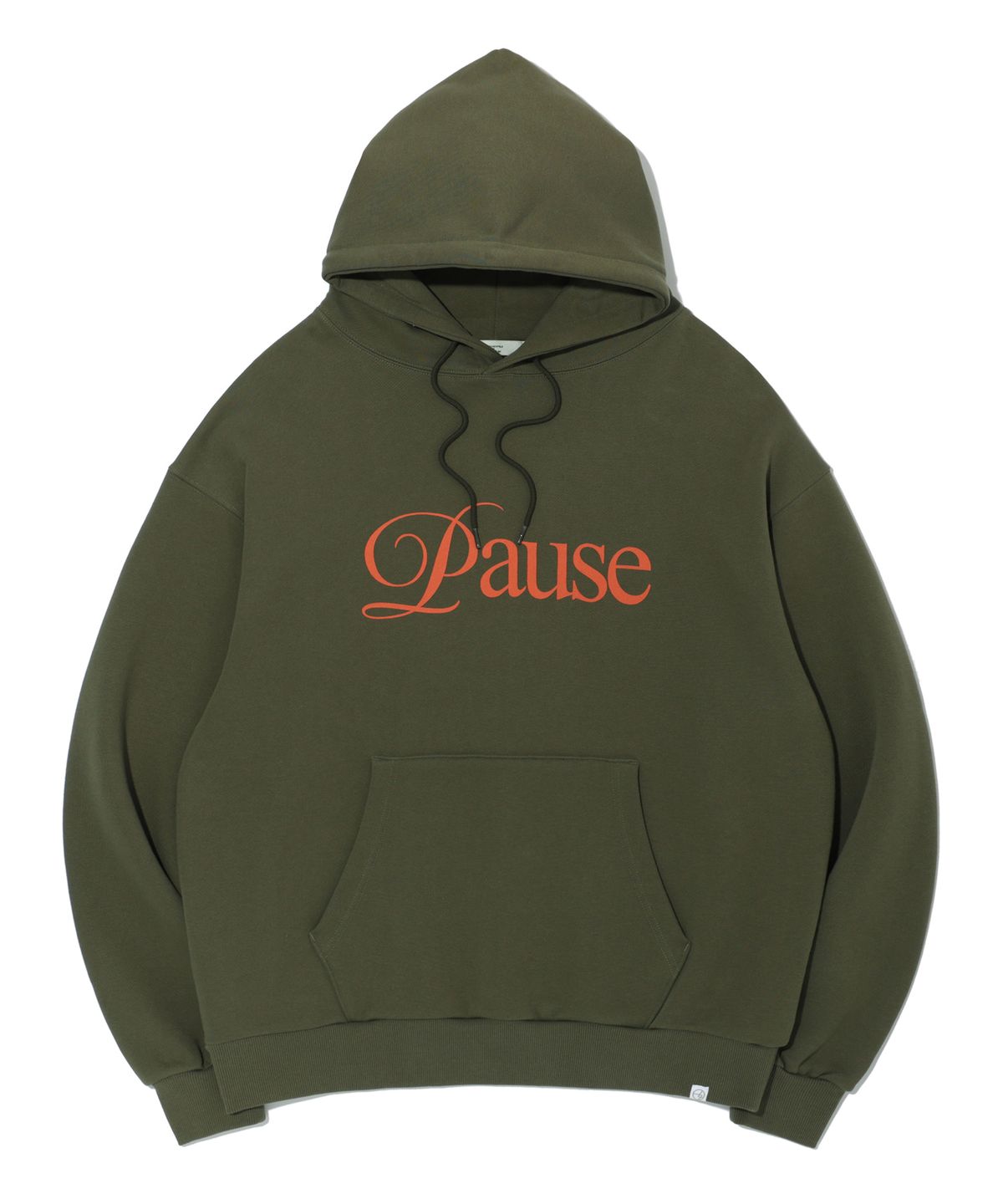 사운즈라이프(SOUNDSLIFE) P.P.R Lettering Hoodie Pullover Khaki