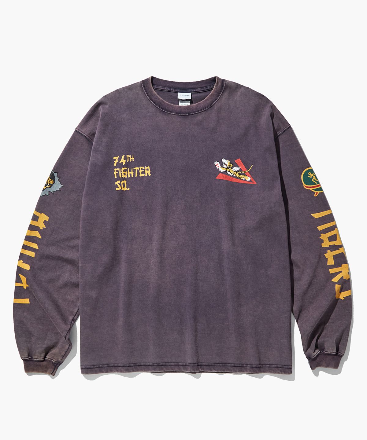 아웃스탠딩(OUTSTANDING) MIL SERIES LONG SLEEVE(74TH FIGHTER SQ)_VINTAGE NAVY