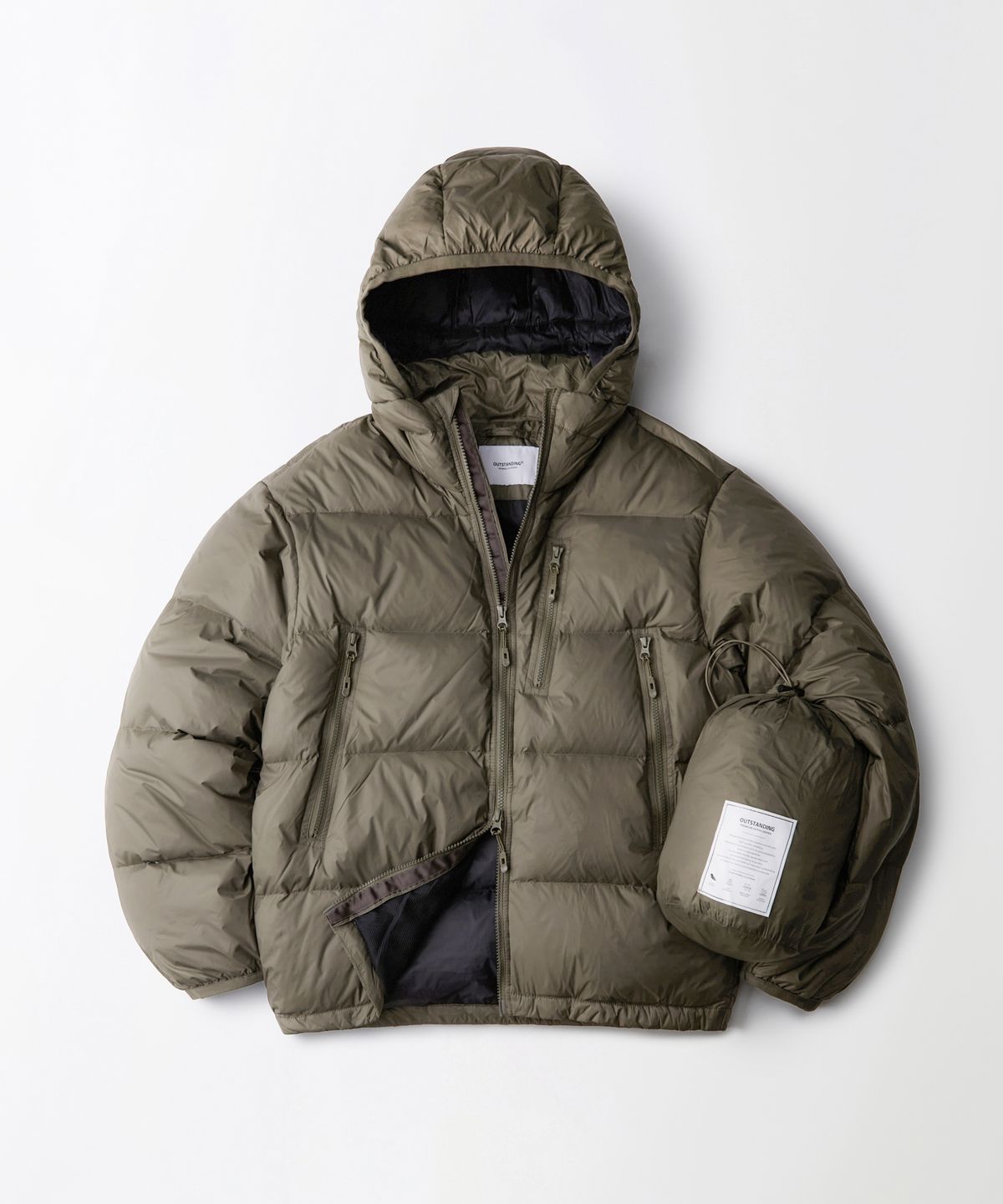 아웃스탠딩(OUTSTANDING) MOUNTAIN DOWN PARKA_BROWN