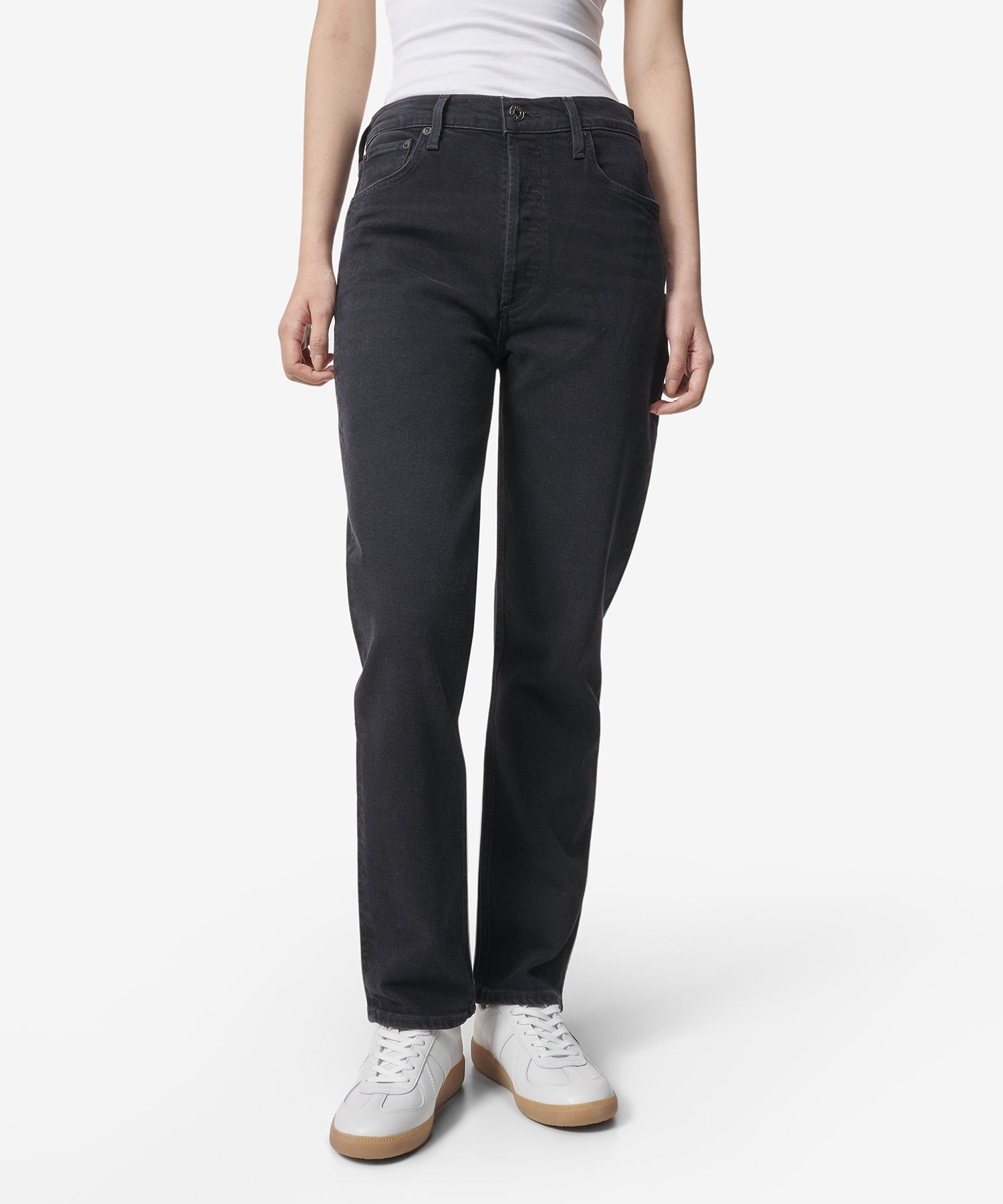 パンツ AGOLDE High Waist Riley Denim Pants Black A90901286COMPILATI MUSINSA | AGOLDE High-Waist Riley Denim Pants - Black
