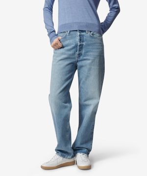 90S 스트레이트 데님 팬츠 - 블루 / A069C1371BOUND