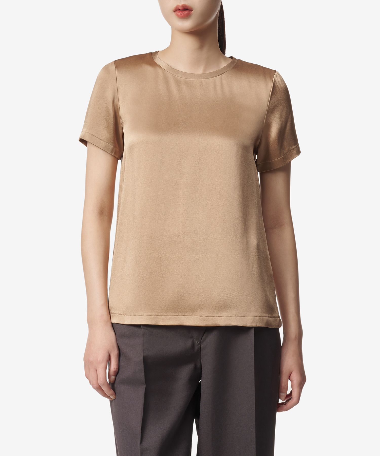 ■Max Mara■ Rebecca Short Sleeve T-Shirt Camel 916601396000 MUSINSA公式 | S MAX MARA Rebecca Short-Sleeved T-shirt