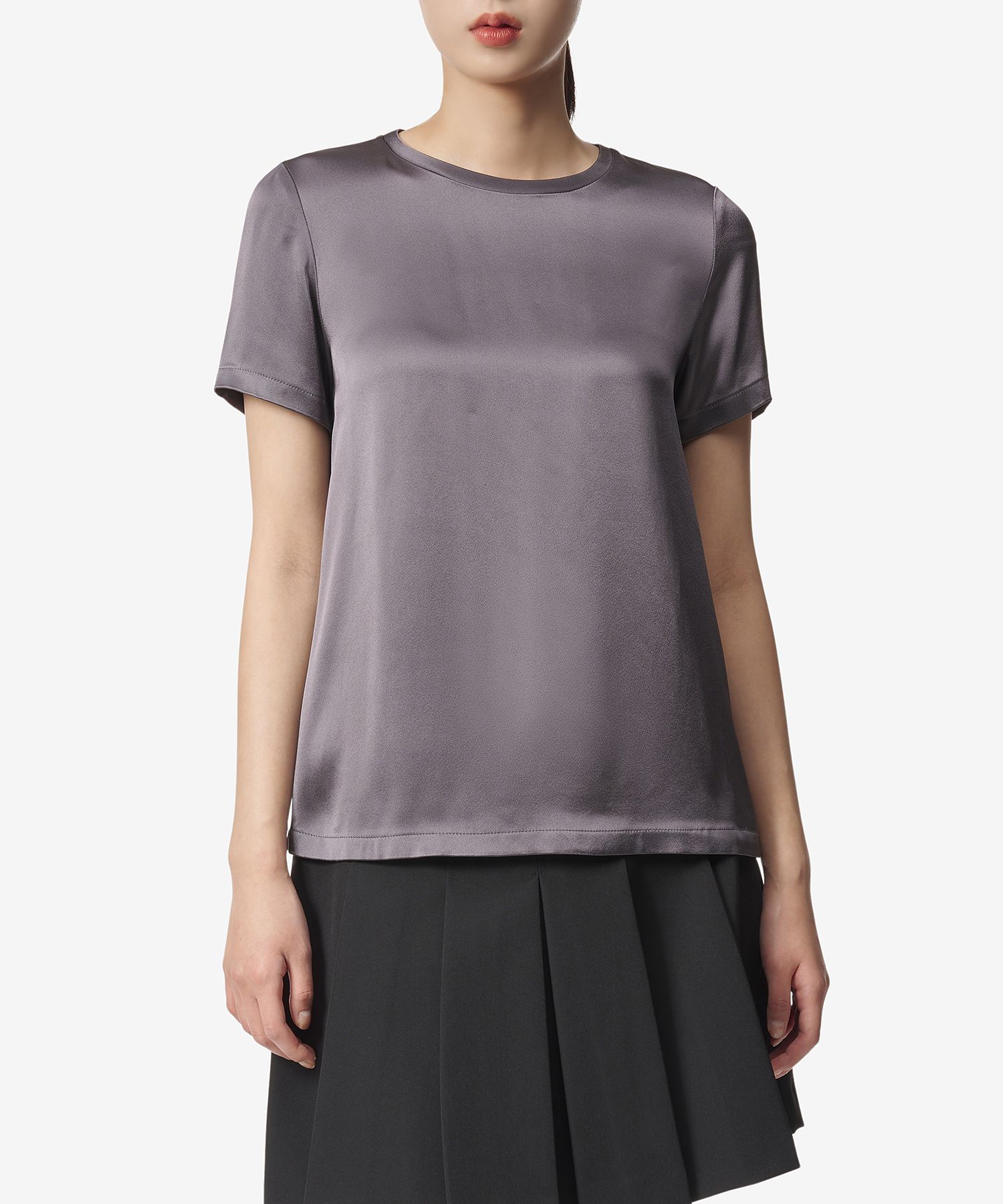 ■Max Mara■ Rebecca Short Sleeve T-Shirt Maroon 91660139600 MUSINSA | S MAX MARA Rebecca Short-Sleeved T-shirt - Maroon