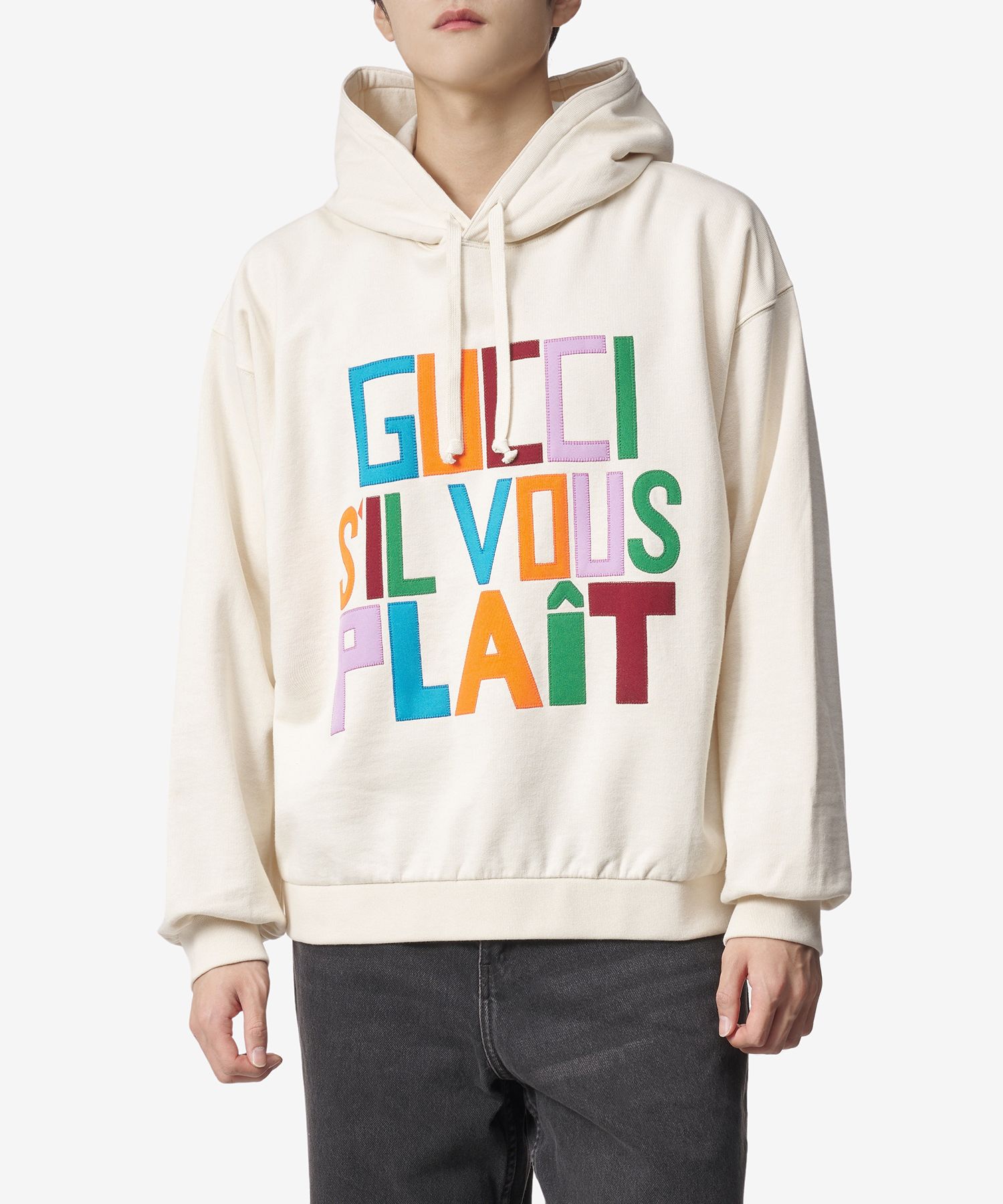★HOODHOOD★ Signature Logo Hood Ivory MUSINSA | GUCCI Logo Patch Felt Hood - Ivory / 721427XJFFW9162