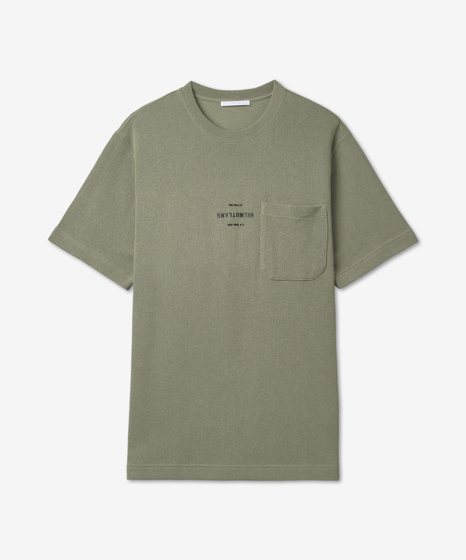 MUSINSA | HELMUT LANG Logo Pocket Short-Sleeved T-shirt