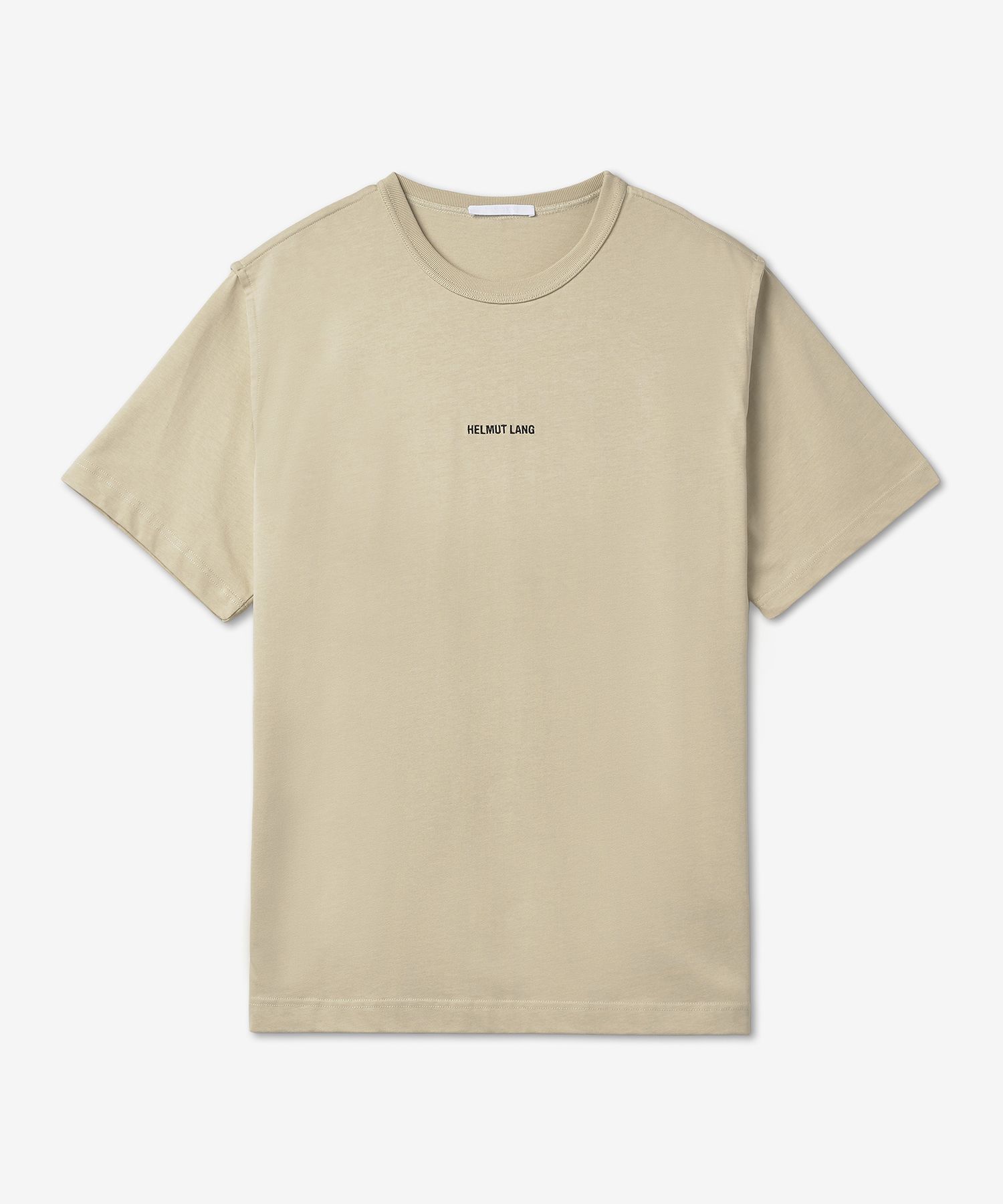 シャツ HELMUT LANG Front Logo Short Sleeve T-Shirt Beige N04HM510QE MUSINSA | HELMUT LANG Front Logo Short Sleeve T-shirt