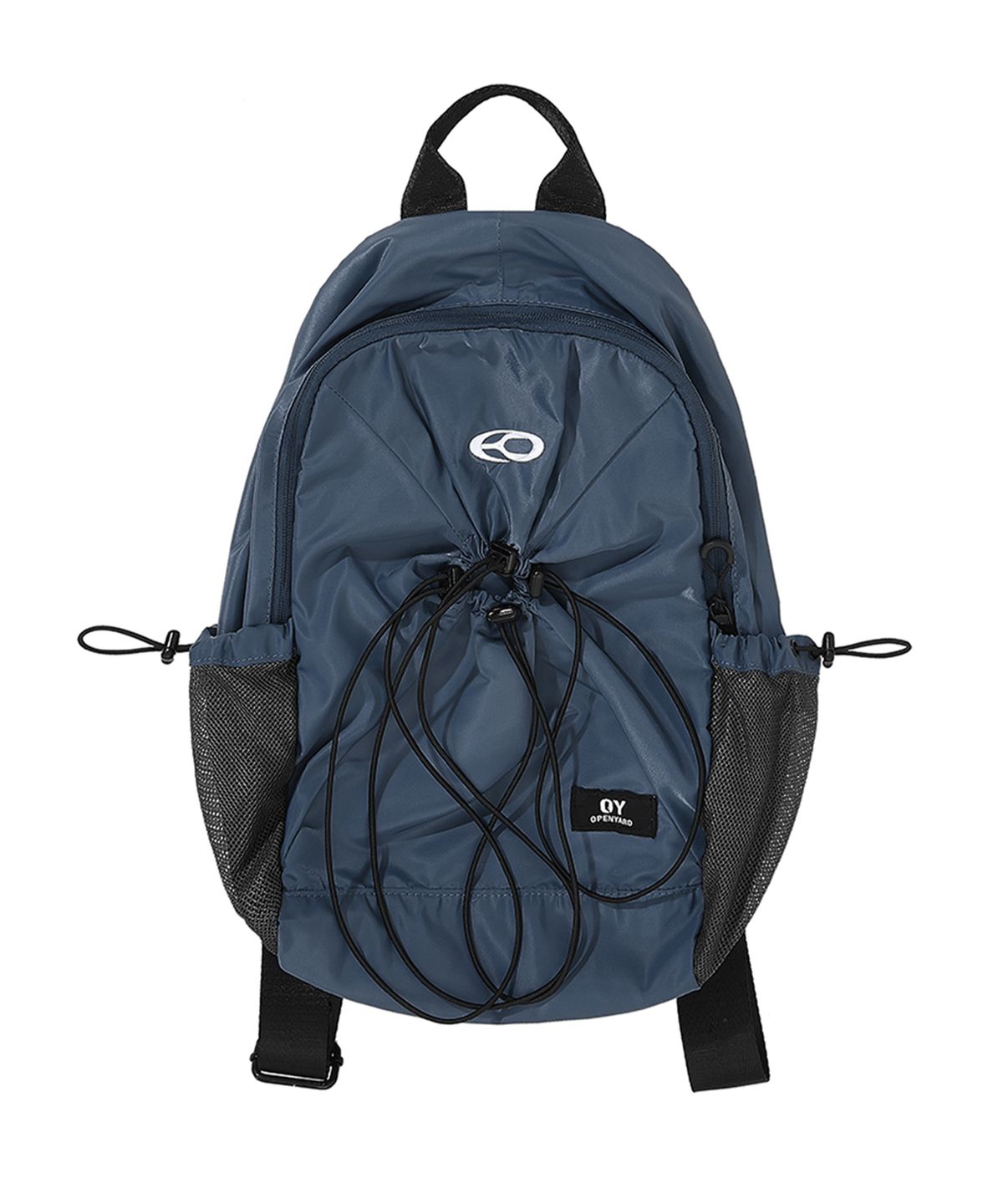 오픈야드(오와이)(OPENYARD(OY)) 4 STRING SYMBOL LOGO BACKPACK-BLUE