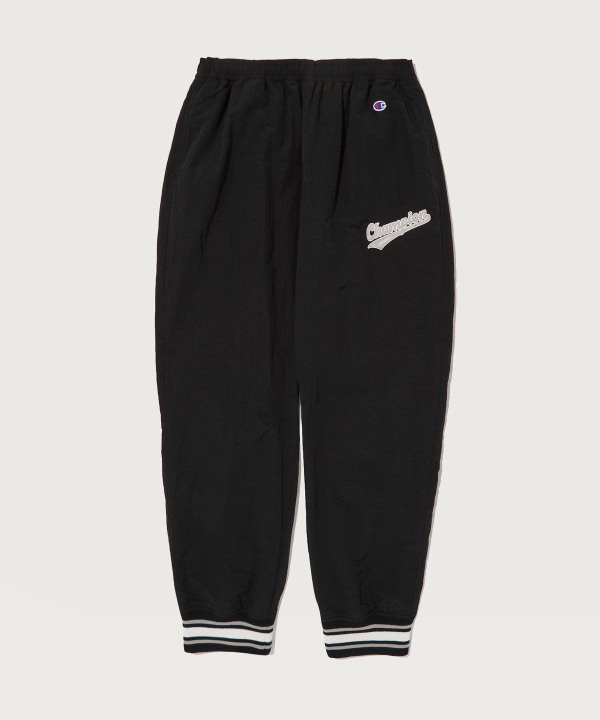 챔피온(CHAMPION) 메쉬 스트라이프 포인트 조거팬츠 Black