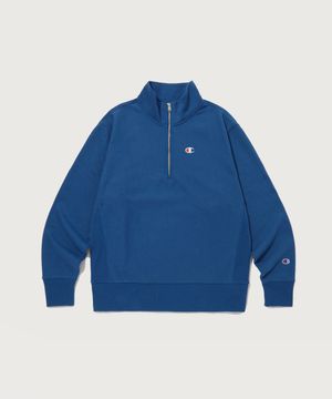 리버스위브 하프 집업 스웨트셔츠 Normal Blue
