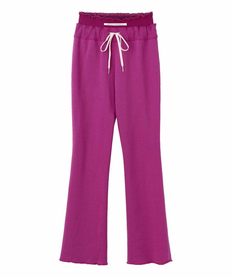 Trunk Layered Sweat Pants Fuchsia