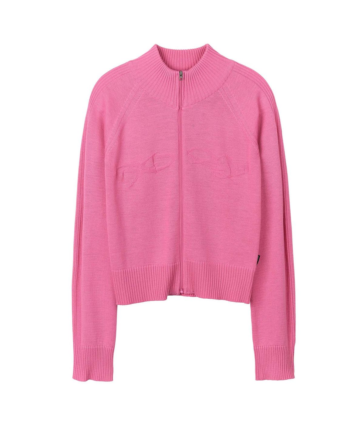 스컬프터(SCULPTOR) Holy Knit Zip-Up Acid Pink