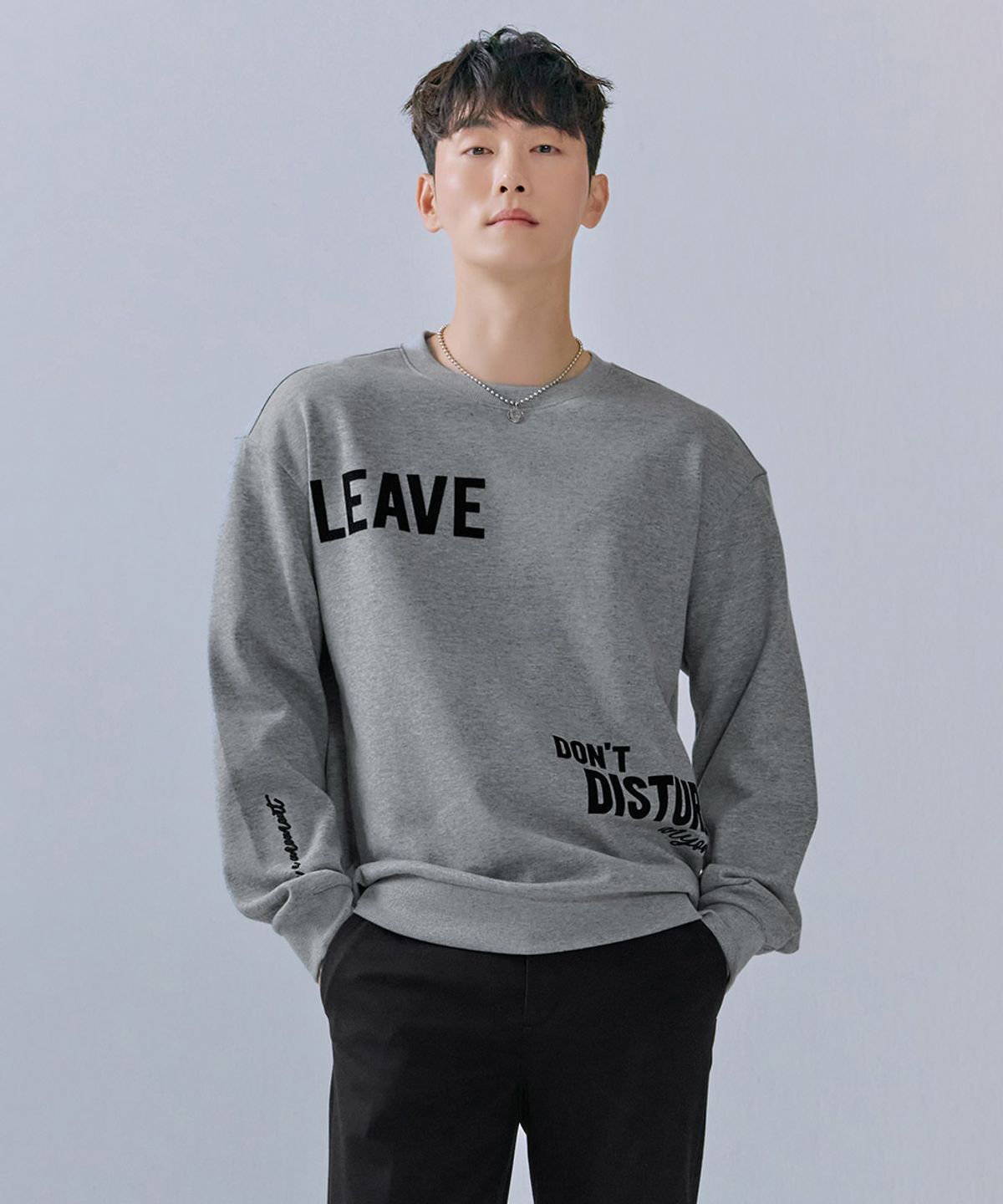 체이스컬트(CHASECULT) 남성 레터링 맨투맨 티셔츠-CERK5116B0B