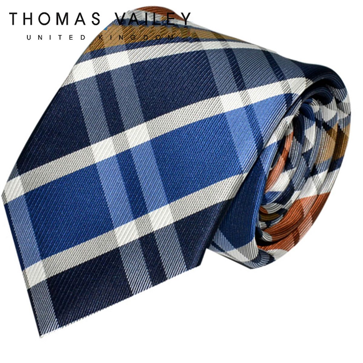 토마스 베일리(THOMAS VAILEY) 패션넥타이-마레 오렌지 8cm