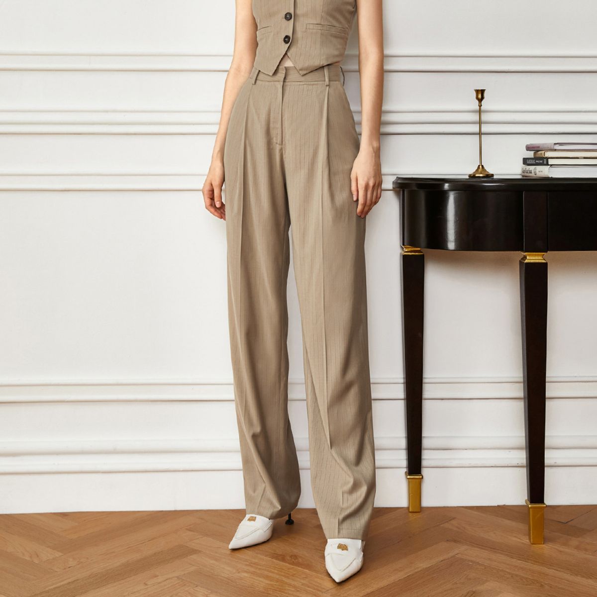 와이와이아이엠(YYIAM) YY_Privileged stripe wide pants