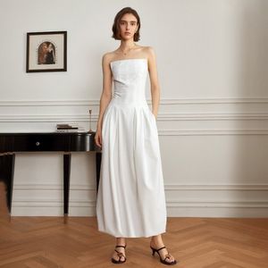 YY_Noble pleats long dress