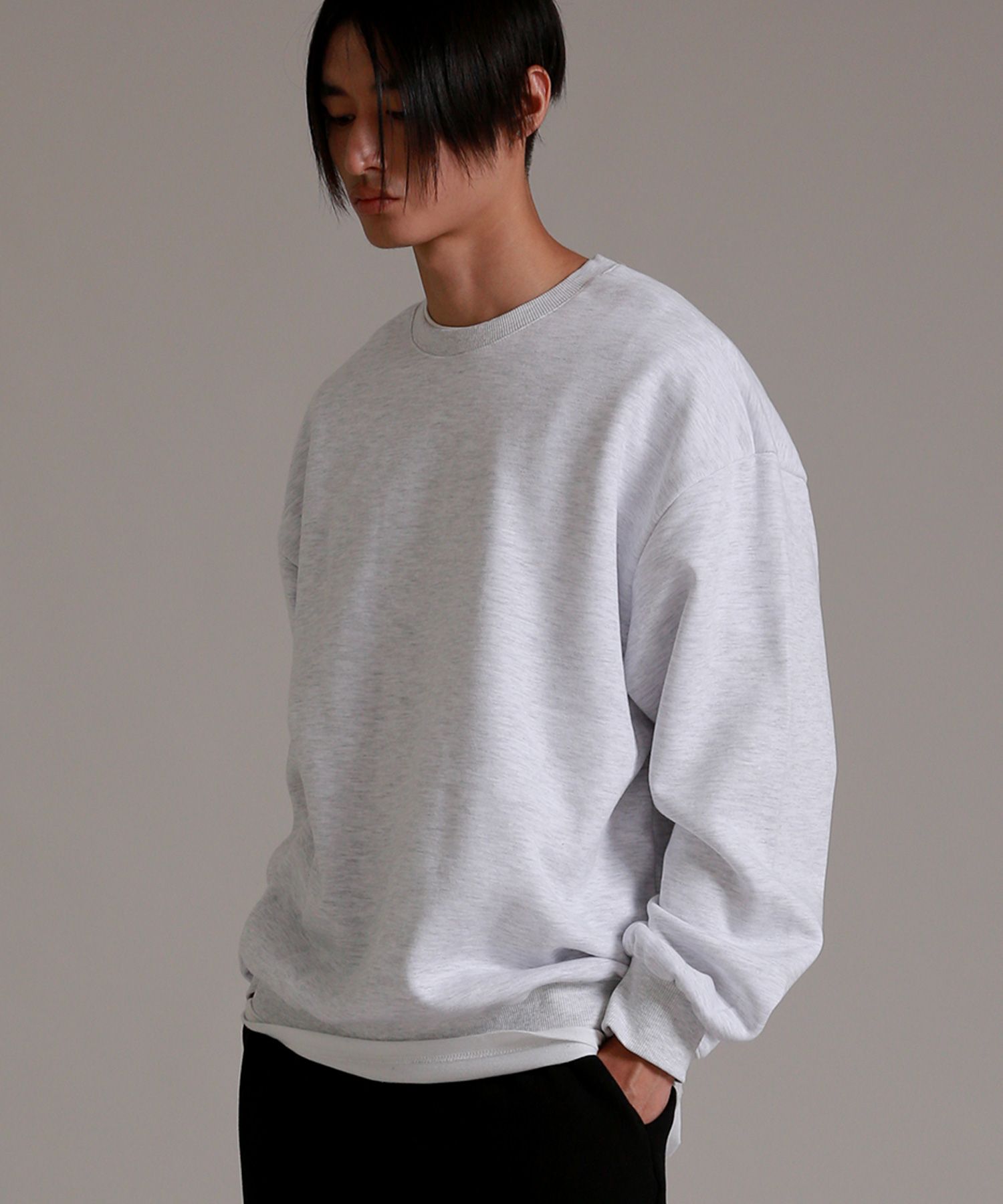 라이크모스트 링스타 오버핏 스웨트셔츠 블랙 source detail 37