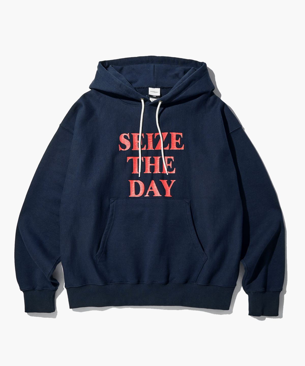 아웃스탠딩(OUTSTANDING) V.S.C HOOD SWEAT(SEIZE THE DAY)_NAVY