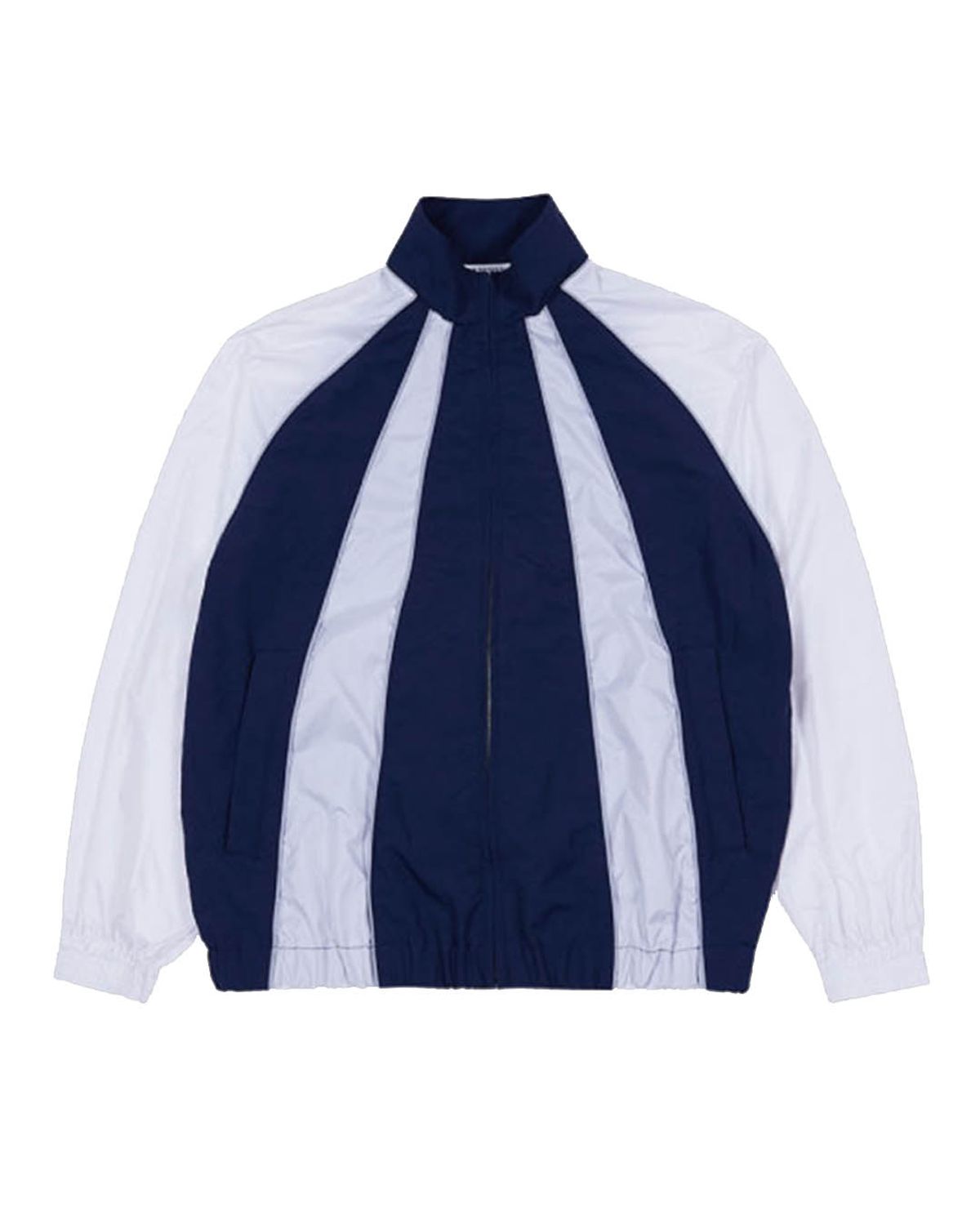 더뮤지엄비지터(THEMUSEUMVISITOR) REFLECTIVE LINE RAGLAN WINDBREAKER (NAVY)