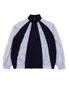 REFLECTIVE LINE RAGLAN WINDBREAKER (BLACK)