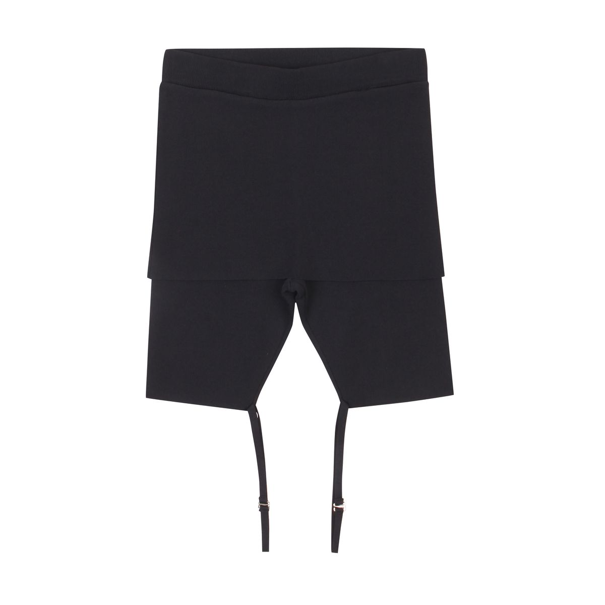 라라폭스(LALAFOX) KNIT BIKER SHORTS BLACK BP2LG001