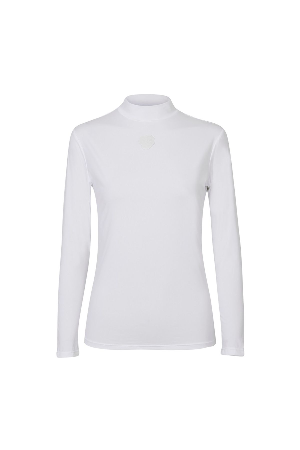 플레이부(PLAYBOO) CORE MOCK NECK INNER TOP_White