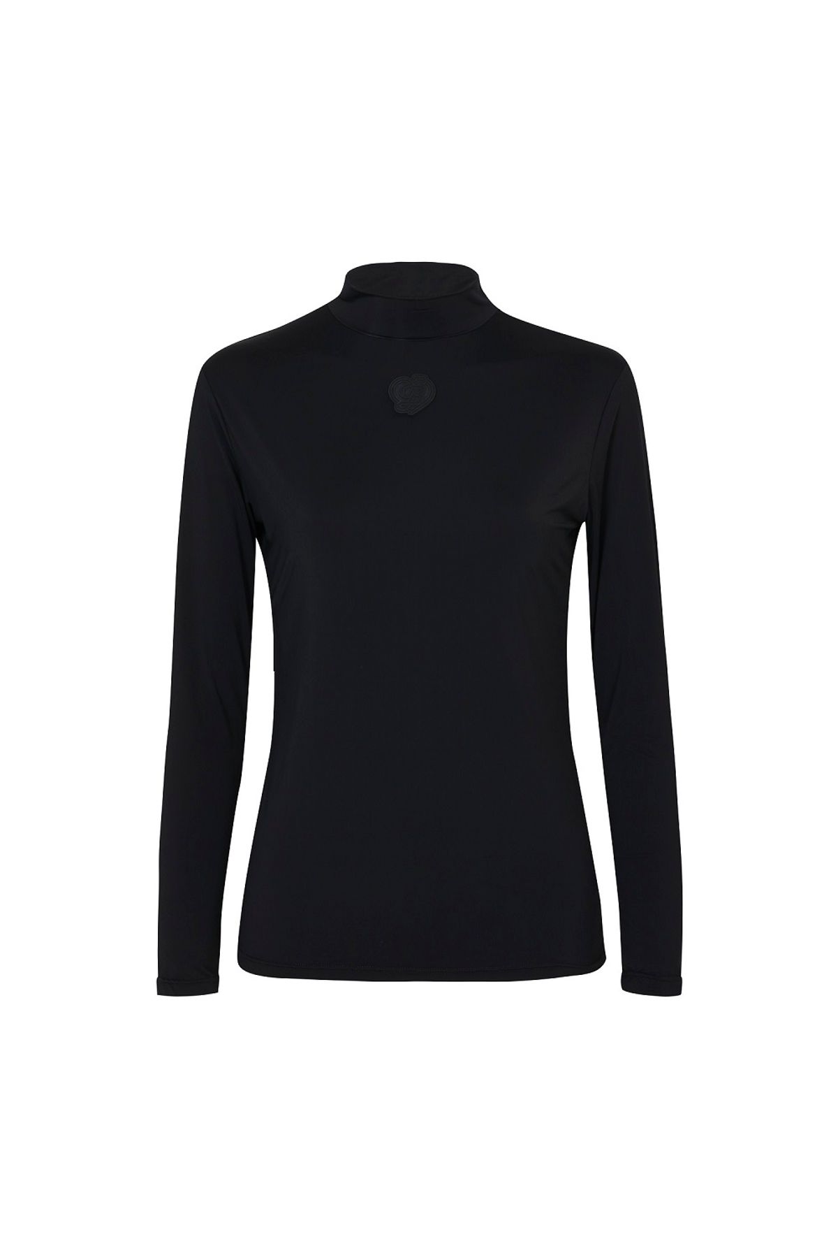 플레이부(PLAYBOO) CORE MOCK NECK INNER TOP_Black