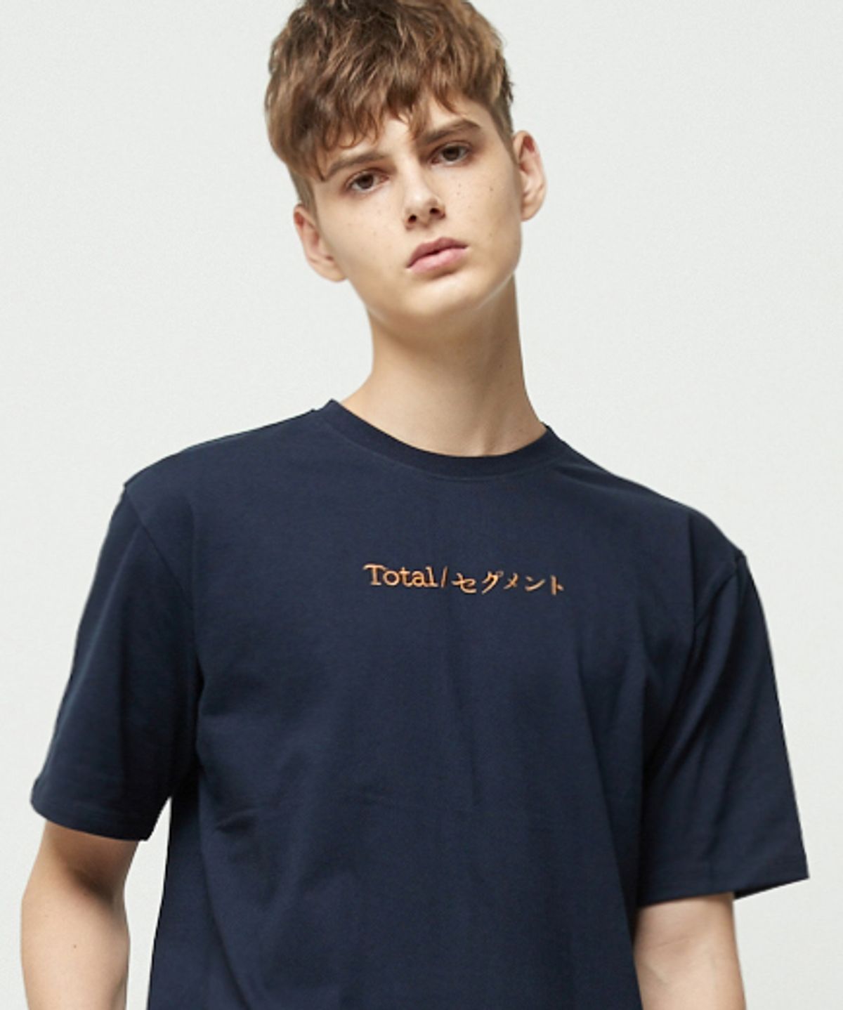 리플레이컨테이너(REPLAY CONTAINER) total 1/2 tee (navy)